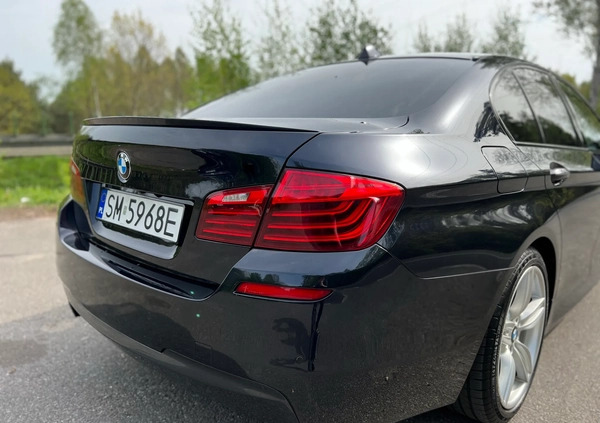 BMW Seria 5 cena 104200 przebieg: 125700, rok produkcji 2014 z Mysłowice małe 781